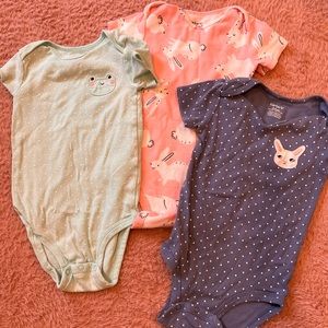 Set of 3 girls onesies